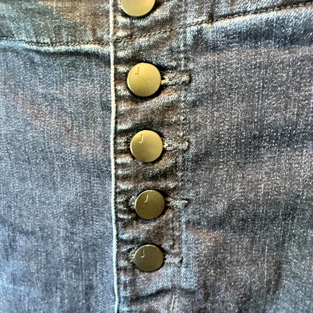 J Brand Natasha High Waist Crop Skinny Button Fly Jeans - Size 25 - Picture 10 of 11